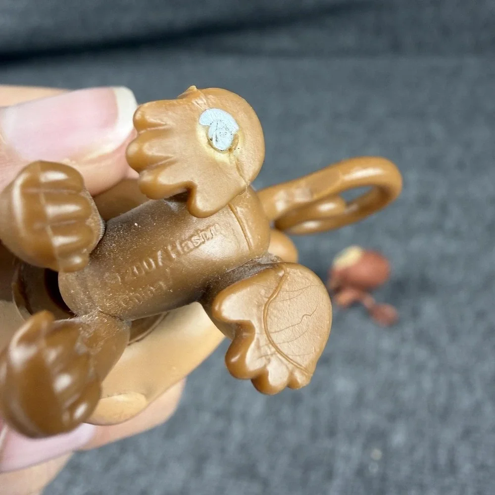 Hasbro Brown Mini Monkey Littlest Pet Shop LPS Figures Lot Of 4 (359 57 56 485)